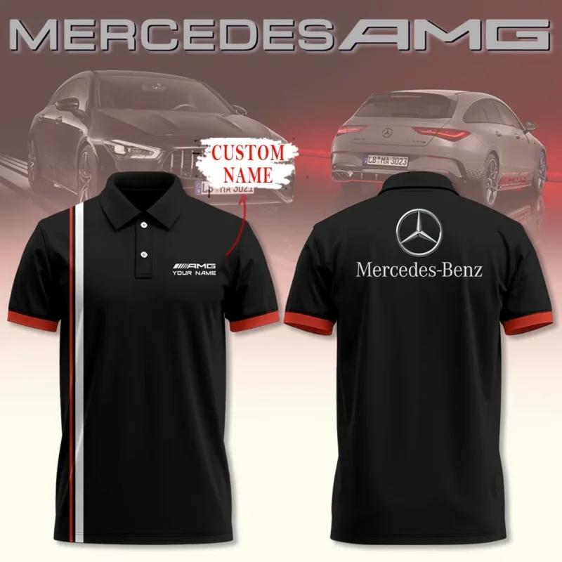 High Quality Customized Men's Polo Shirt MERCEDES  - MES33