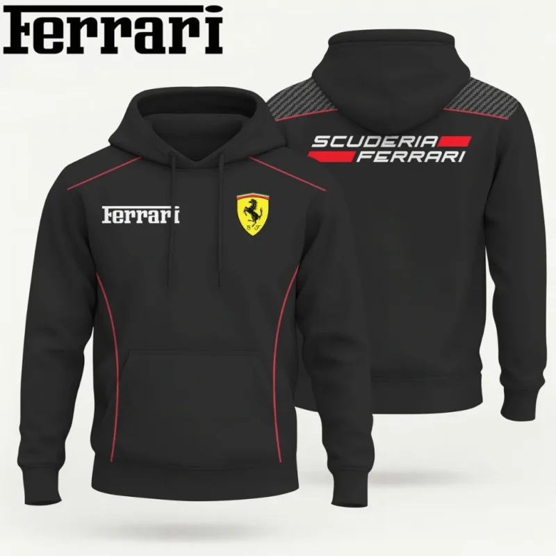 High Quality Unisex Hoodie FERRARI - HOF03