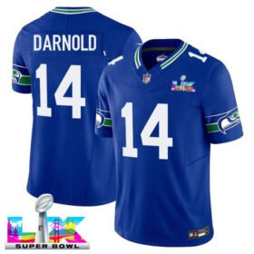 [Collection] Seattle Seahawks Nike Royal Vapor F.U.S.E. Limited Jersey Collection - SSR03