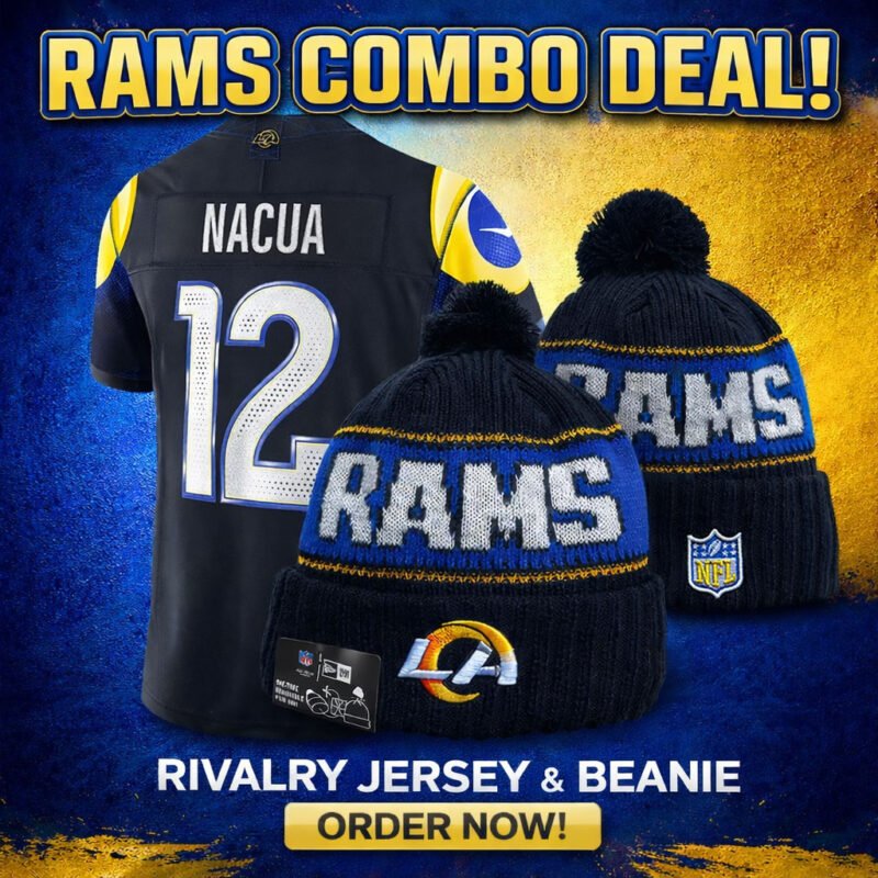 [All Players] Los Angeles Rams Nike 2025 Rivalries Collection Game Jersey (Midnight Blue) - LAR01
