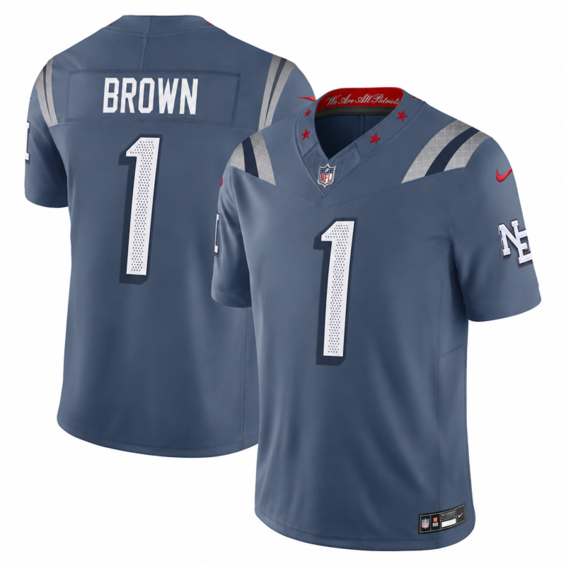 [All Players] New England Patriots 2025 F.U.S.E. “Rivalries” Vapor Limited Stitched Football Jersey - NEP01