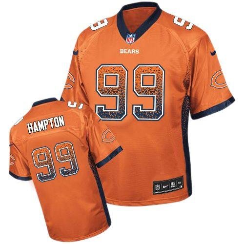 Nike Bears #99 Dan Hampton Orange Alternate Stitched NFL Elite Drift Fashion Jersey - CBJ85