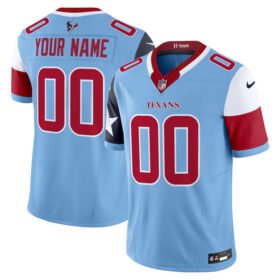 Blue Houston Texans Active Player Custom 2024 F.U.S.E. V5 Limited Stitched Football Jersey - HTJ372