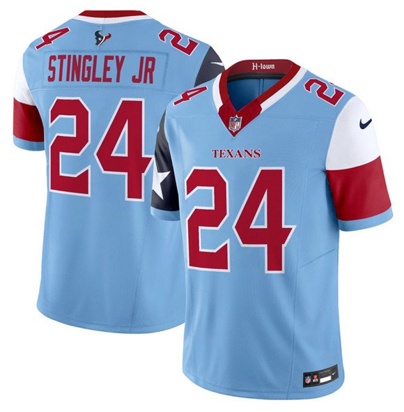 Blue Houston Texans #24 Derek Stingley Jr. 2024 F.U.S.E. V5 Limited Stitched Football Jersey - HTJ60