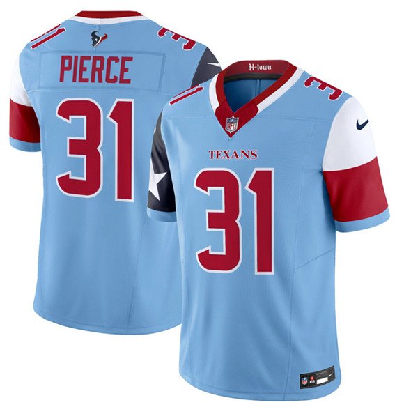 Blue Houston Texans #31 Dameon Pierce 2024 F.U.S.E. V5 Limited Stitched Football Jersey - HTJ44