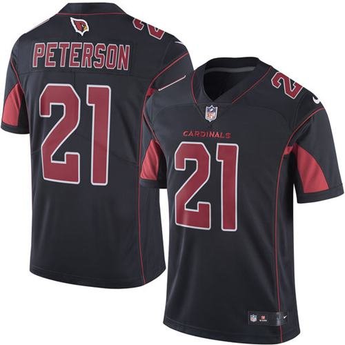 Nike Cardinals #21 Patrick Peterson Black Stitched NFL Limited Rush Jersey - ACJ217