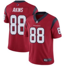 Nike Texans #88 Jordan Akins Red Alternate Stitched NFL Vapor Untouchable Limited Jersey - HTJ286
