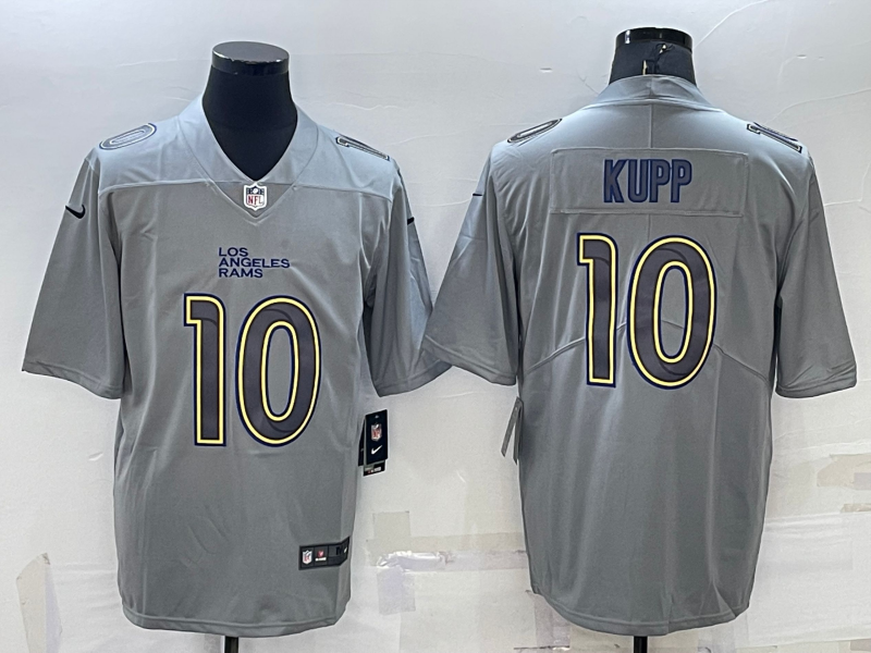 Grey Los Angeles Rams #10 Cooper Kupp Atmosphere Fashion Stitched Jersey - LAR155