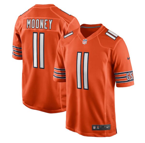 Orange Chicago Bears #11 Darnell Mooney Stitched Game Jersey - CBJ125