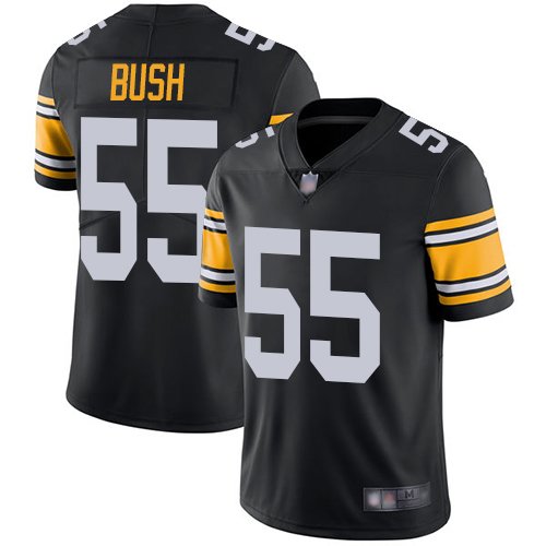 Nike Steelers #55 Devin Bush Black Alternate Stitched NFL Vapor Untouchable Limited Jersey - PSJ424