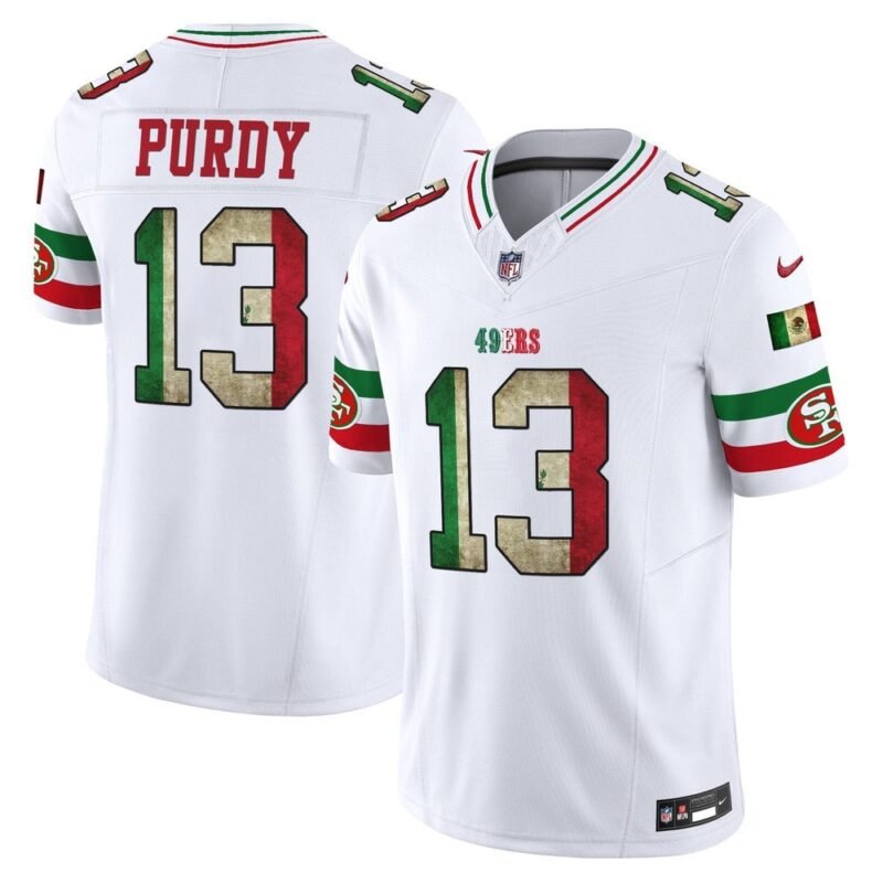 [All Players] White San Francisco 49ers 2025 F.U.S.E. Mexico Vapor Limited Stitched Football Jersey - SFR95