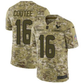 Nike Texans #16 Keke Coutee Camo Stitched NFL Limited 2018 Salute To Service Jersey - HTJ397