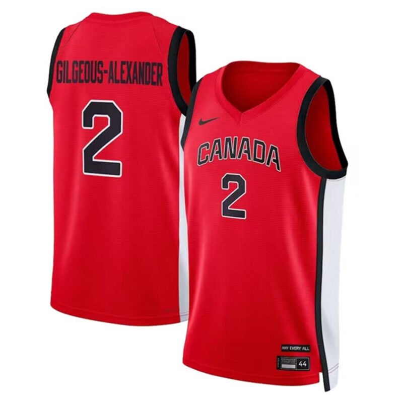 Red Oklahoma City Thunder #2 Shai Gilgeous-Alexander 2024 Swingman Stitched Basketball Jersey - OKC56