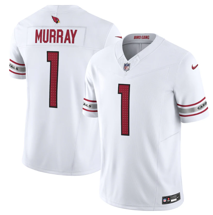 White Arizona Cardinals #1 Kyler Murray Vapor Untouchable F.U.S.E. Limited Stitched Football Jersey - ACJ68