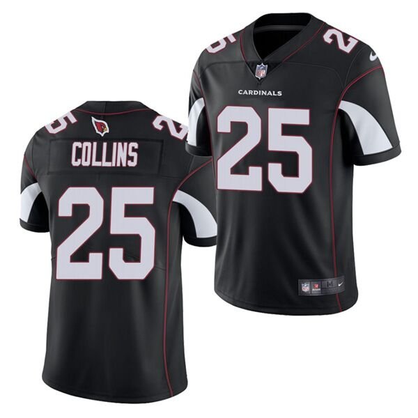 Black Arizona Cardinals #25 Zaven Collins 2021 Draft Vapor Untouchable Limited Stitched Jersey - ACJ36
