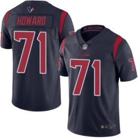 Nike Texans #71 Tytus Howard Navy Blue Stitched NFL Limited Rush Jersey - HTJ116