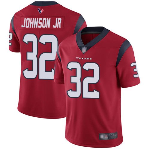 Nike Texans #32 Lonnie Johnson Jr. Red Alternate Stitched NFL Vapor Untouchable Limited Jersey - HTJ108