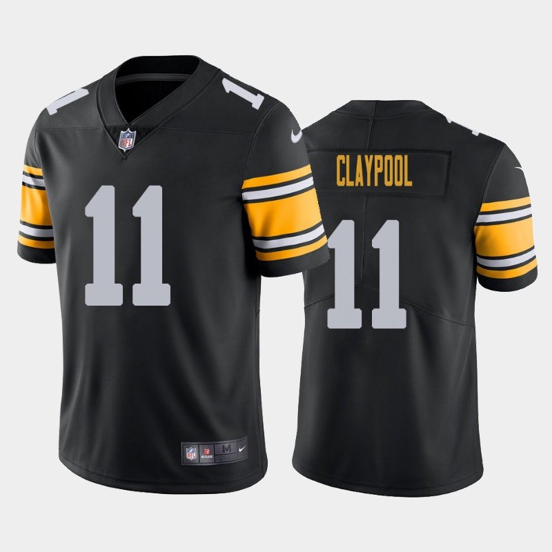 Pittsburgh Steelers #11 Chase Claypool Black Vapor Untouchable Limited Stitched Jersey - PSJ14
