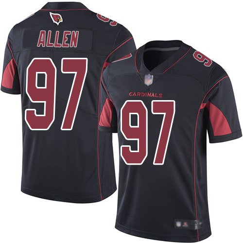 Nike Cardinals #97 Zach Allen Black Stitched NFL Limited Rush Jersey - ACJ284