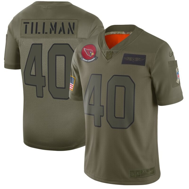 Nike Cardinals #40 Pat Tillman Camo Stitched NFL Limited 2019 Salute To Service Jersey - ACJ79