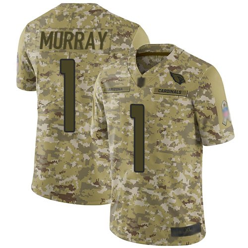 Nike Cardinals #1 Kyler Murray Camo Stitched NFL Limited 2018 Salute to Service Jersey - ACJ42