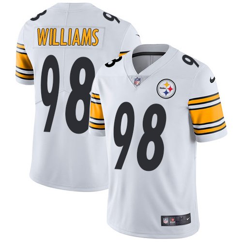 Nike Steelers #98 Vince Williams White Stitched NFL Vapor Untouchable Limited Jersey - PSJ565