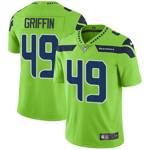 Nike Seahawks #49 Shaquem Griffin Green Stitched NFL Limited Rush Jersey