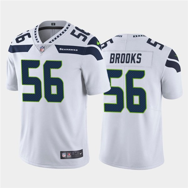 Seattle Seahawks #56 Jordyn Brooks White Vapor Untouchable Limited Stitched NFL Jersey