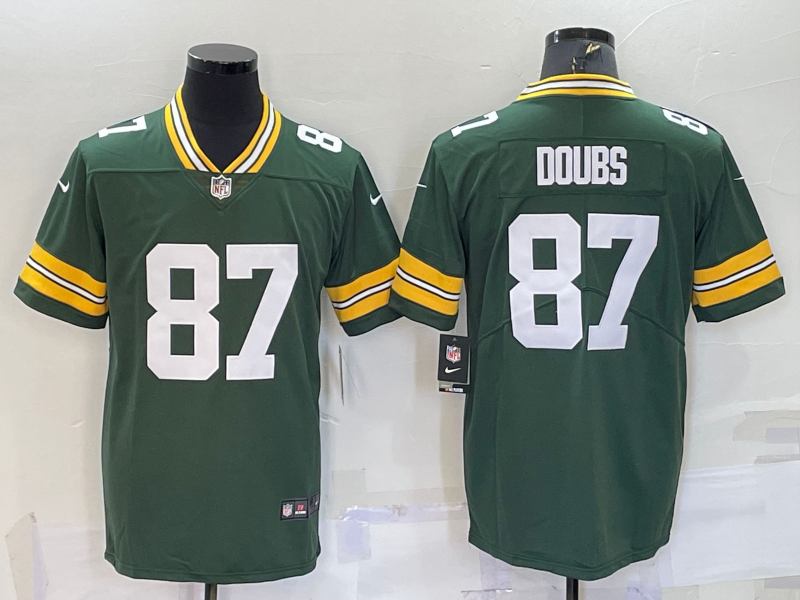 Green Bay Packers #87 Romeo Doubs Green Vapor Untouchable Limited Stitched Jersey - GBJ162
