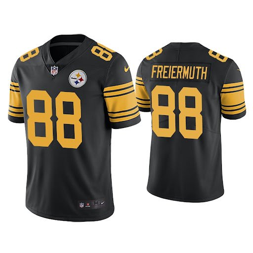 Black Pittsburgh Steelers #88 Pat Freiermuth Vapor Untouchable Limited Stitched Jersey - PSJ637