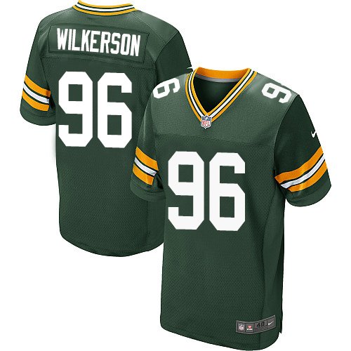 Nike Packers #96 Muhammad Wilkerson Green Team Color Stitched NFL Elite Jersey - GBJ409