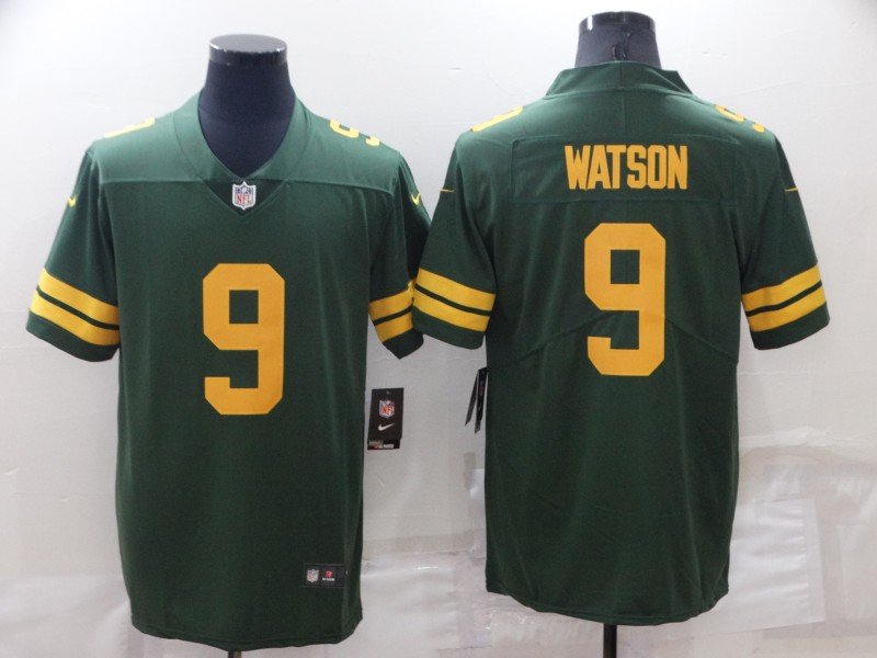 Green Green Bay Packers #9 Christian Watson  Legend Stitched Football Jersey - GBJ24
