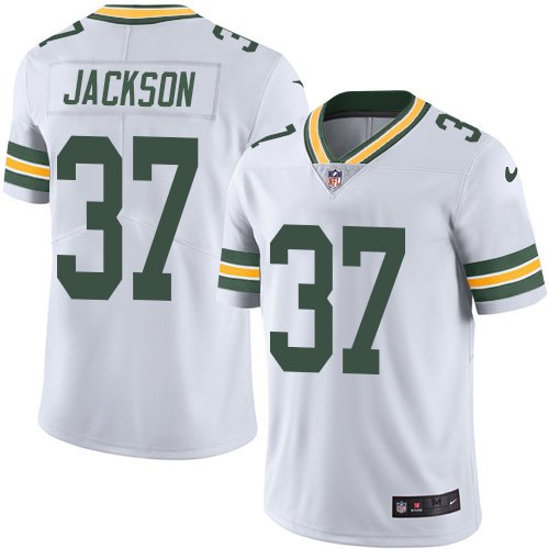 Nike Packers #37 Josh Jackson White Stitched NFL Vapor Untouchable Limited Jersey - GBJ182