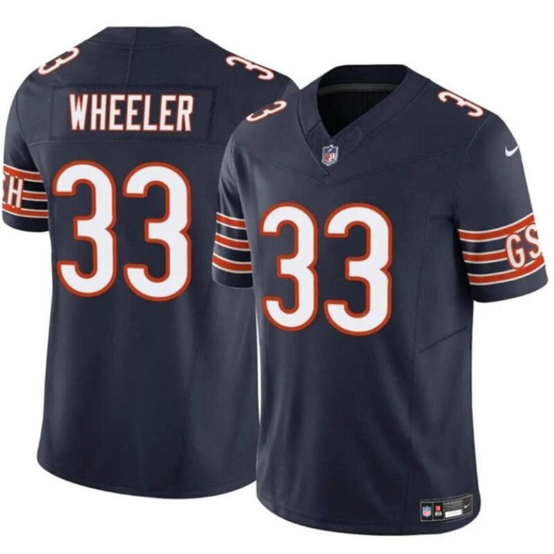 Navy Chicago Bears #33 Ian Wheeler 2023 F.U.S.E. Vapor Stitched Football Jersey - CBJ141