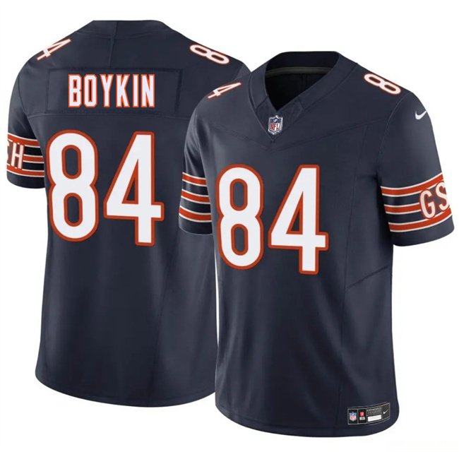 Navy Chicago Bears #84 Miles Boykin 2025 F.U.S.E. Vapor Untouchable Limited Stitched Football Jersey - CBJ90