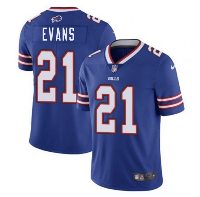 Blue Buffalo Bills #21 Darrynton Evans 2025 Vapor Untouchable Limited Stitched Football Jersey - BBN35