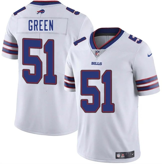 White Buffalo Bills #51 Kendrick Green 2025 Vapor Untouchable Limited Stitched Football Jersey - BBN18