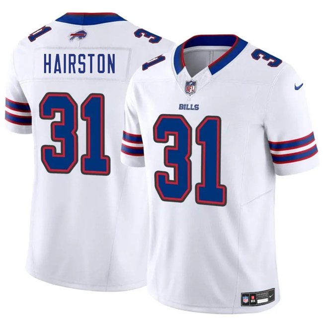 White Buffalo Bills #31 Maxwell Hairston 2025 Draft F.U.S.E. Vapor Untouchable Limited Stitched Football Jersey - BBN07
