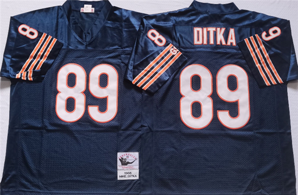 Navy Chicago Bears #89 DITKA Limited Stitched Jersey - CBJ329