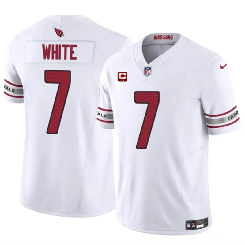 White Arizona Cardinals #7 Kyzir White 2024 F.U.S.E. With 2-Star C Patch Vapor Untouchable Limited Stitched Football Jersey - ACJ146