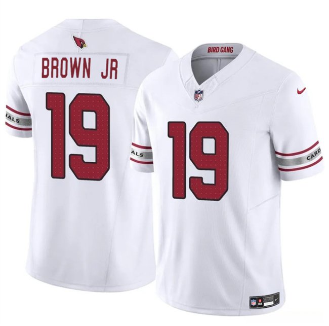 White Arizona Cardinals #19 Anthony Brown JR 2024 F.U.S.E. Vapor Untouchable Limited Stitched Jersey - ACJ50