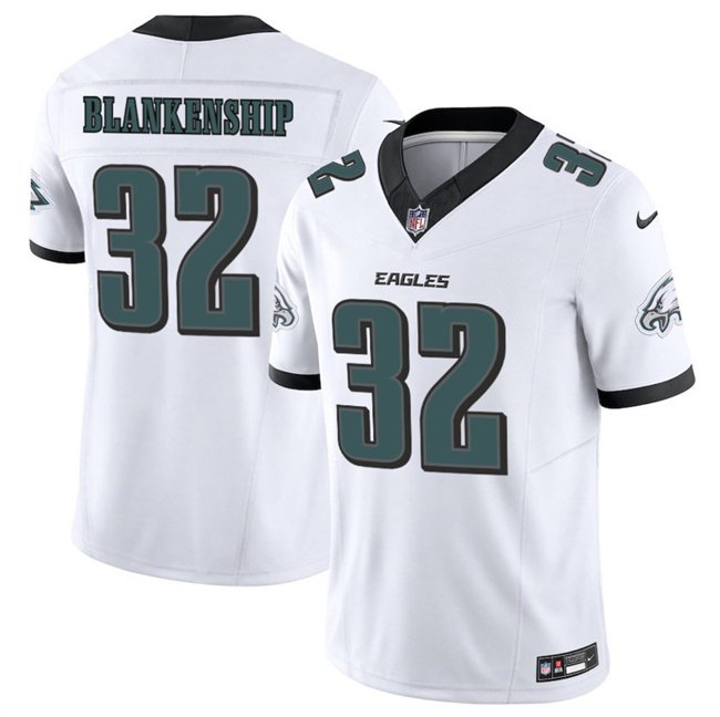 White Philadelphia Eagles #32 Reed Blankenship 2025 F.U.S.E. Vapor Untouchable Limited Stitched Football Jersey - PEL246