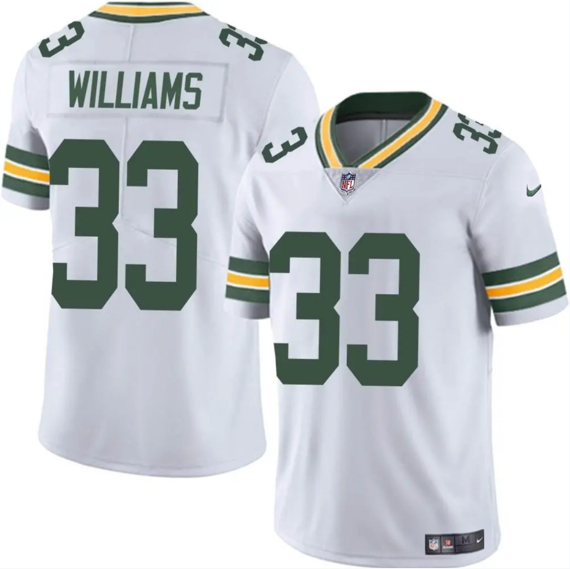 White Green Bay Packers #33 Evan Williams Vapor Untouchable Limited Stitched Jersey - GBJ211