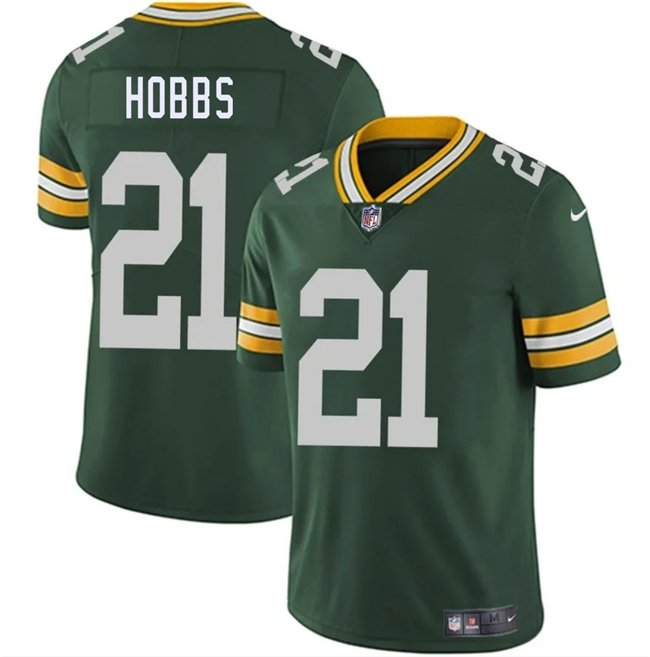 Green Green Bay Packers #21 Nate Hobbs 2025 Vapor Untouchable Limited Stitched Jersey - GBJ440