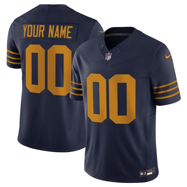 Navy Green Bay Packers Active Player Custom The 1923 Classic Vapor F.U.S.E. Limited Stitched Football Jersey - GBJ508