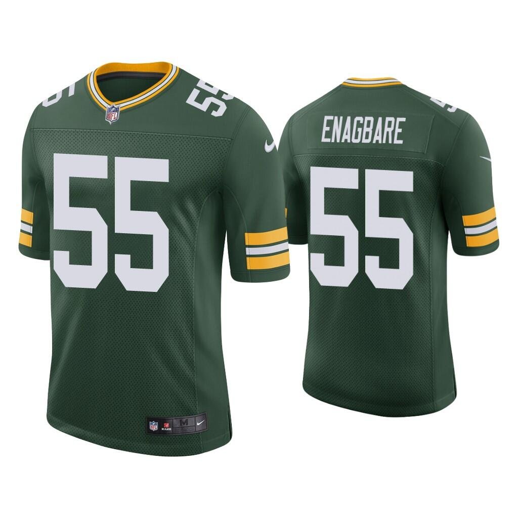 Green Green Bay Packers #55 Kingsley Enagbare Stitched Football Jersey - GBJ29