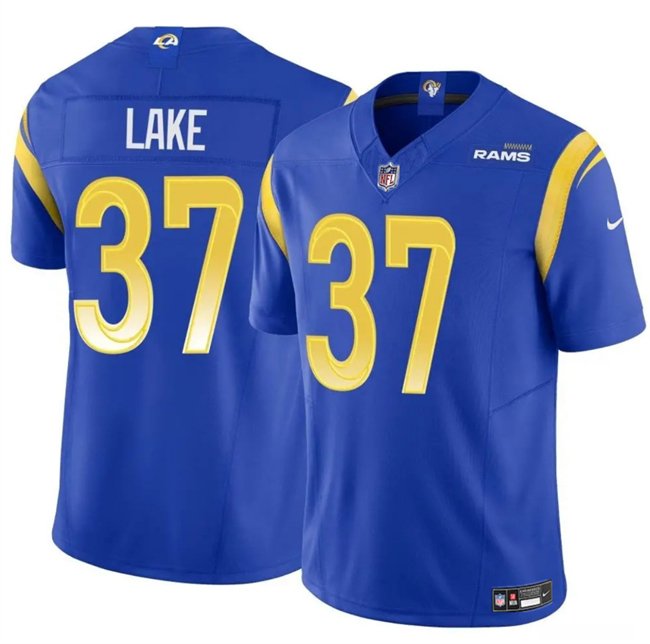Blue Los Angeles Rams #37 Quentin Lake 2025 F.U.S.E. Vapor Untouchable Stitched Football Jersey - LAR37