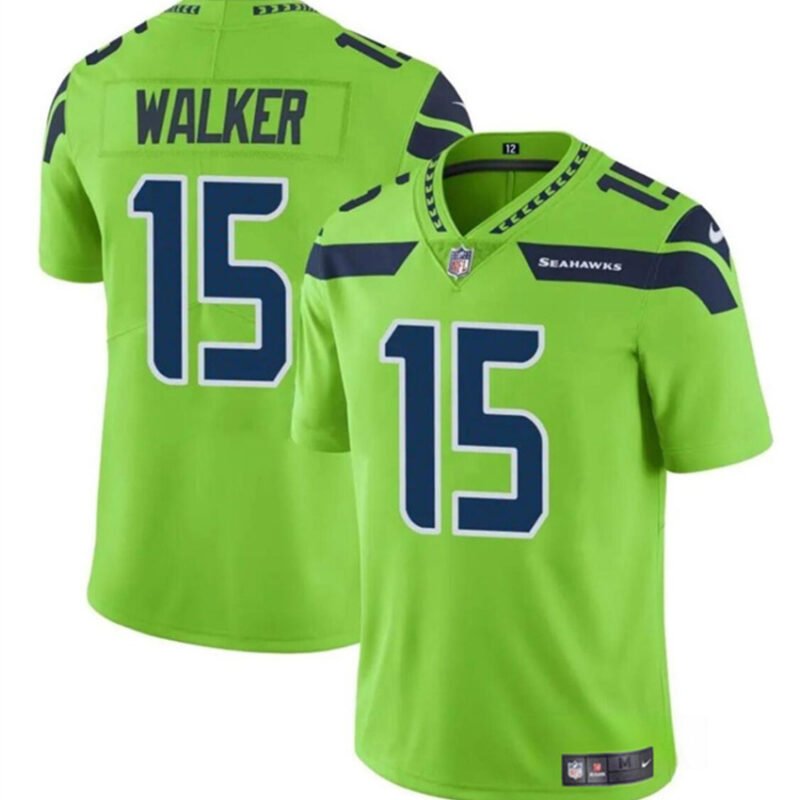 Green Seattle Seahawks #15 P.J. Walker Vapor Limited Stitched Football Jersey
