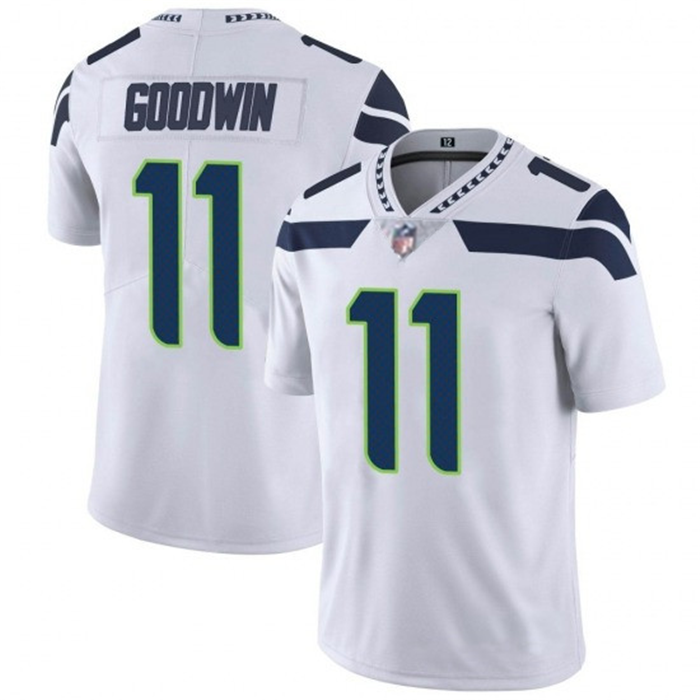 White Seattle Seahawks #11 Marquise Goodwin Vapor Untouchable Limited Stitched Jersey