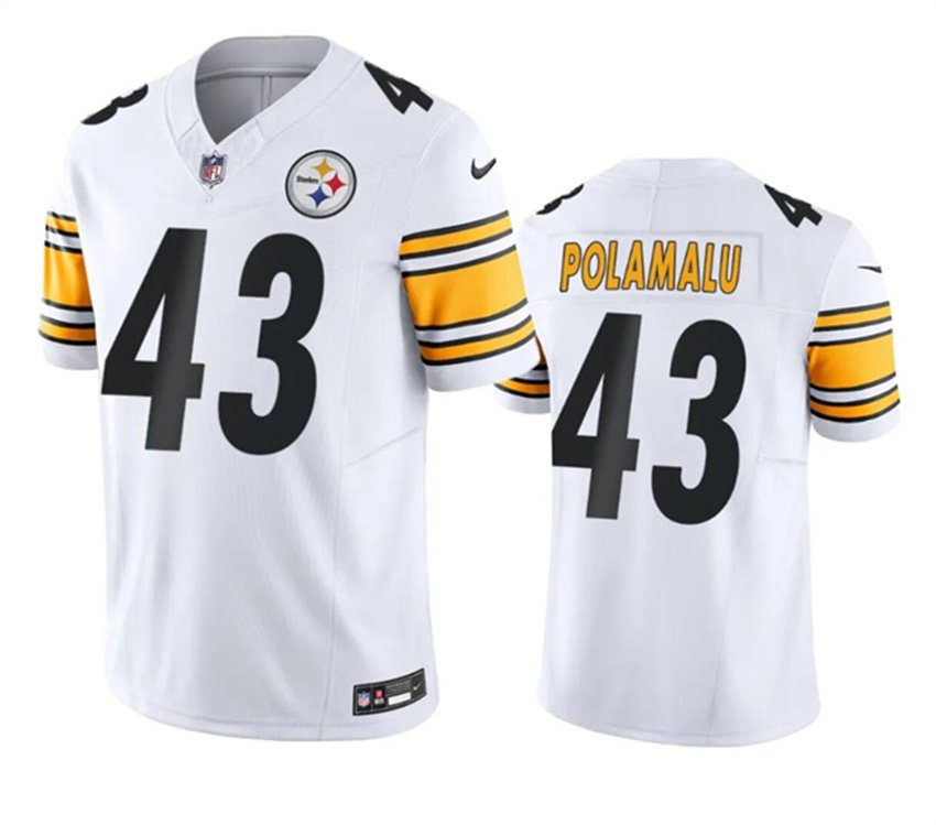 White Pittsburgh Steelers #43 Troy Polamalu 2023 F.U.S.E. Vapor Untouchable Color Rish Limited Jersey - PSJ475